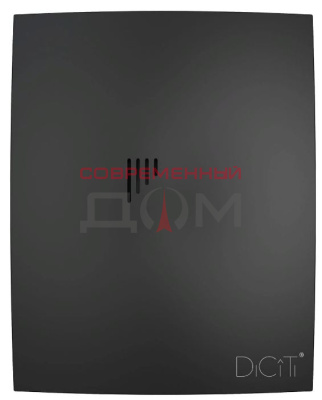 Вентилятор накладной BREEZE D100 обр.клапан Matt black DICITI